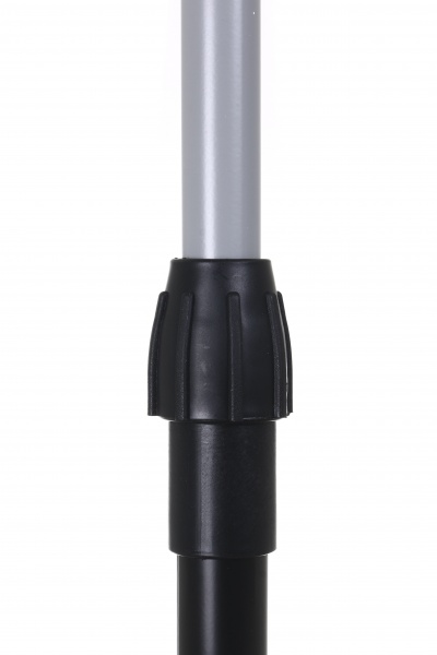 Держатель для одежды 800x420x950 (1650) мм одинарный передвижной на колесах черный