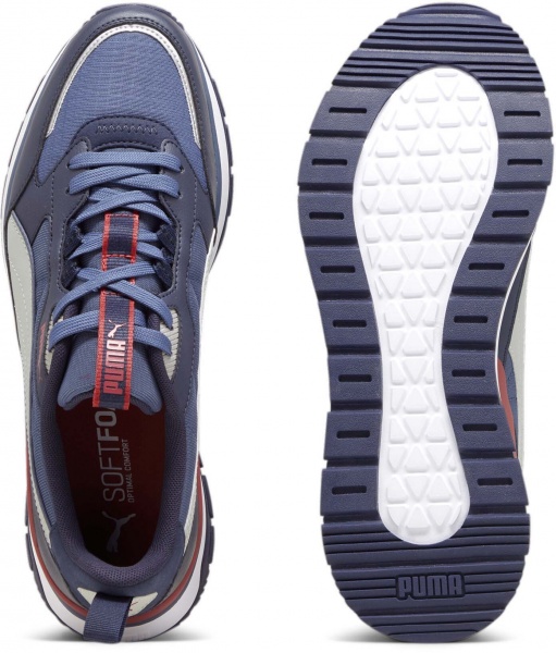 Кросівки Puma R78 TREK NEW NAVY-FLAT LIGHT GRAY-INKY B 38072825 р.42 синій