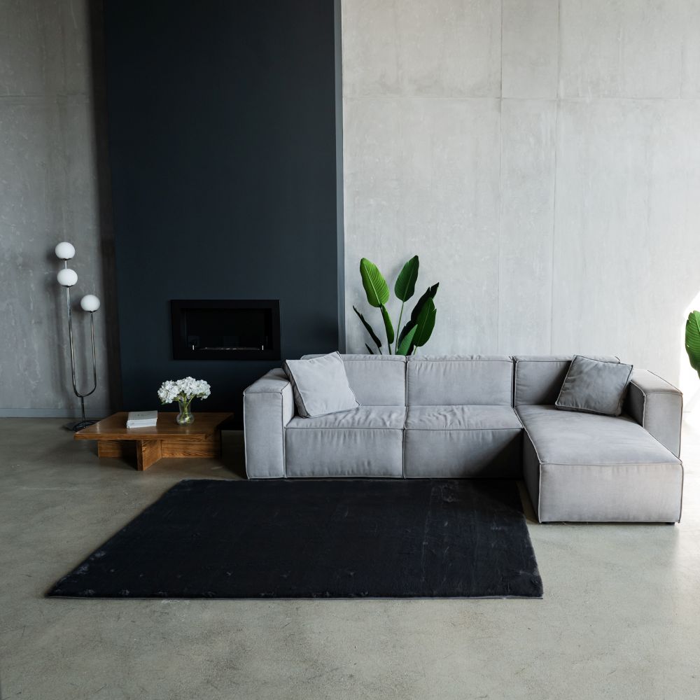 Килим Dariana Elegant темно-сірий 160x220 см