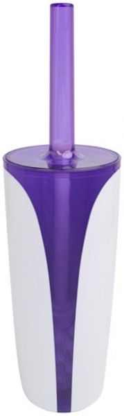 Щетка для унитаза Trento Arte Violet бело-фиолетовая