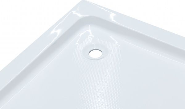 Поддон душевой ScandiSPA EDDA полукруглый 900х900х150 мм