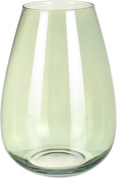 Ваза стеклянная прозрачная Luster 25х18,5 см зеленая Wrzesniak Glassworks