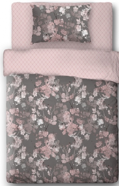 Комплект постільної білизни Mazzard 1,5 коричневий Ibodo 