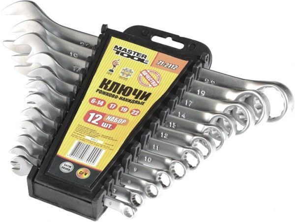Набір ключів комбінованих MASTER TOOL 71-2112