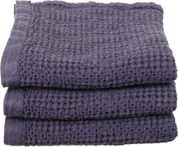 Рушник Rama Stone Wash 50x90 см синій La Nuit 