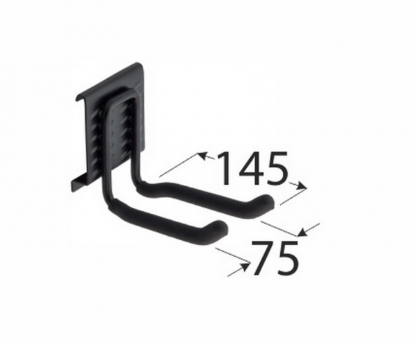 Крюк гаражный SGH12 145х75 мм