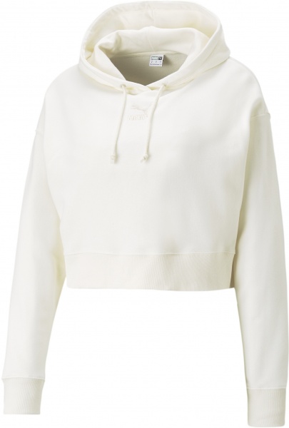 Джемпер Puma CLASSICS CROPPED HOODIE TR 53805799 р. S бежевий
