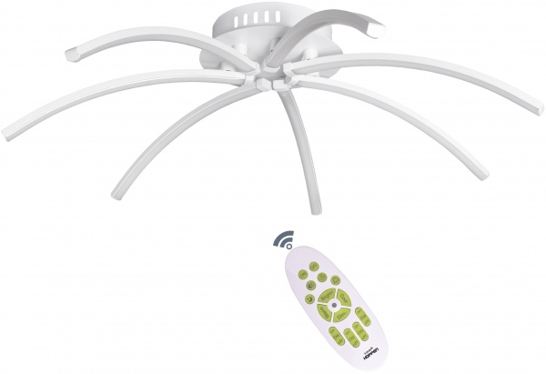 Люстра світлодіодна Hopfen 38W з пультом ДК 38 Вт білий Pyxis 