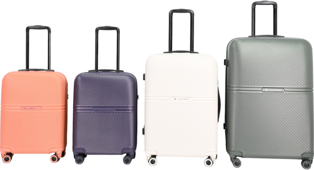 Чемодан Compass MS-2690 35 л кремовый 39x21,5x55 см S