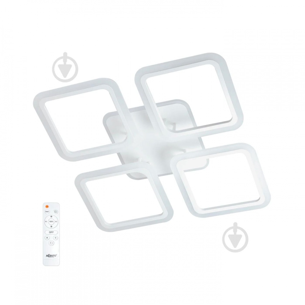 Люстра подвесная Accento lighting Elbe AP S4 80 Вт белый