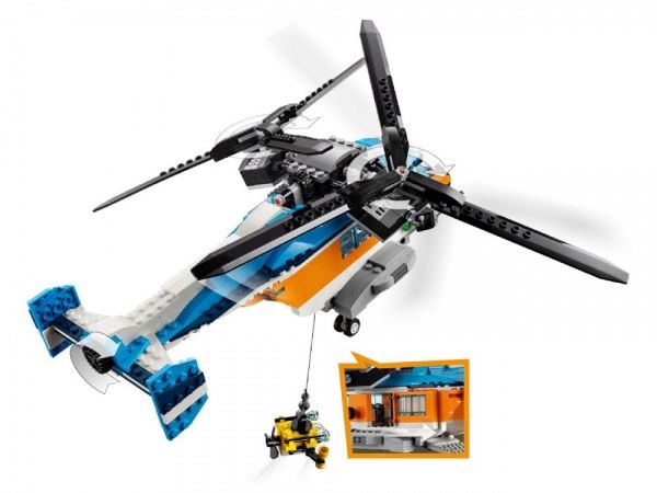 Конструктор LEGO Creator Двухвинтовой вертолет 31096