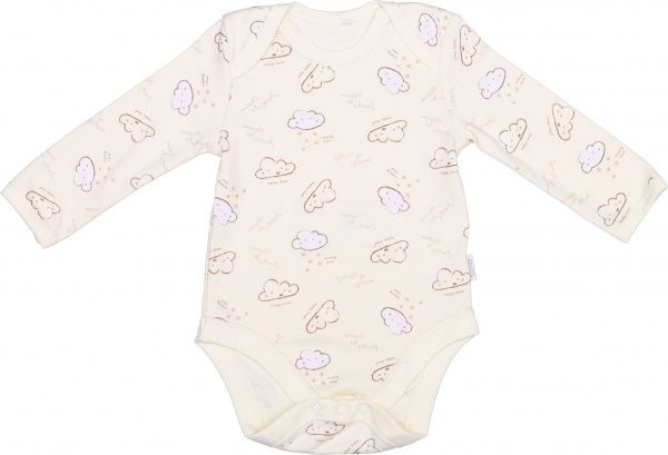 Боди унисекс Bembi БД58а р.80 молочный с рисунком 