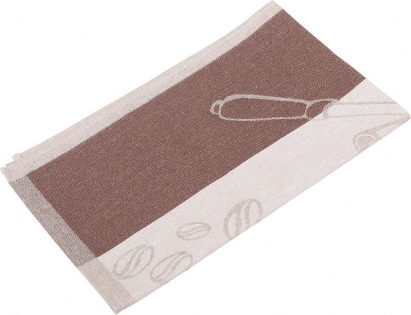 Полотенце Кофе-пауза 2 46x70 см Білоруський льон зеленый 