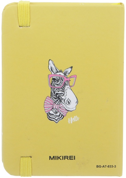 Книга для записей Зебра в галстуке А7 96 листов