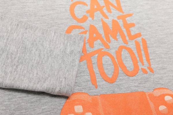 Реглан для дівчинки Luna Kids Girls р.158 сірий меланж 