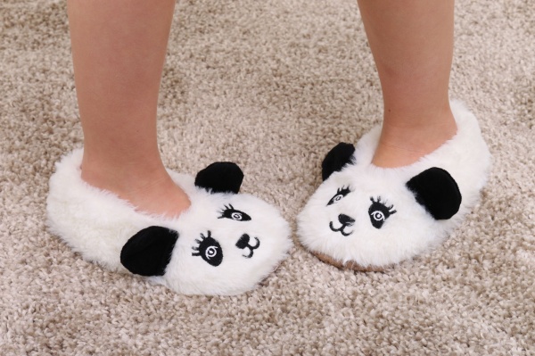 Тапочки детские унисекс Maxwin KIDS Зверюшки Панда р.32-34 белый 