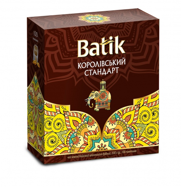 Чай черный Batik королевский стандарт 100 шт. 200 г 