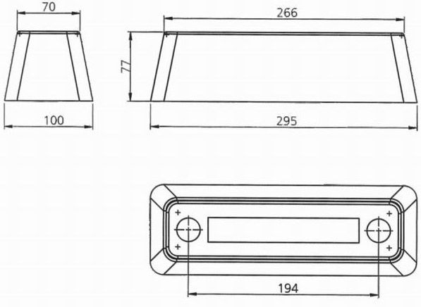 Отбойник резиновый Future 101.03.006