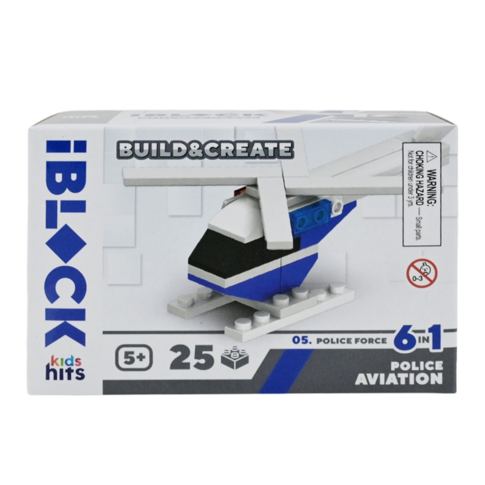 Конструктор Iblock Kids hits JUNIOR Полиция (в ассортименте) KH51/005
