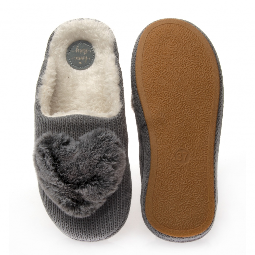 Тапки домашние Home Story 251809-5 р.40 серый