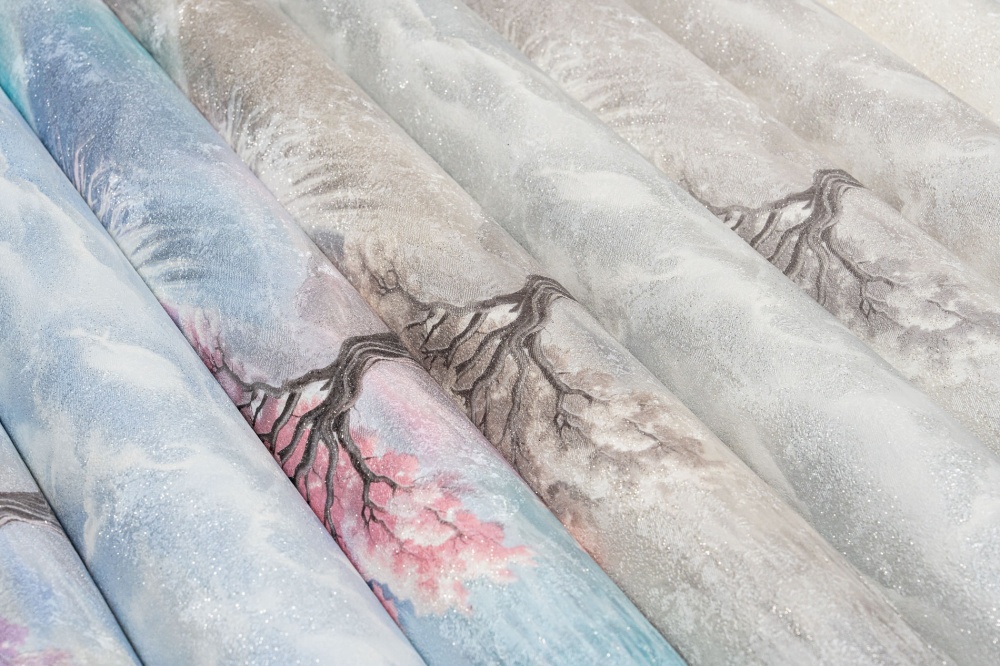 Шпалери вінілові на флізеліновій основі Слов'янські шпалери Elegance collection Парадайс 1340-03 1,06x10,05 м