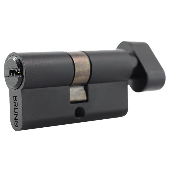 Цилиндр Bruno 30x30 ключ-вороток 60 мм черный