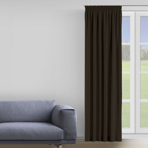 Штора Moda 200х285 см шоколадный Decora