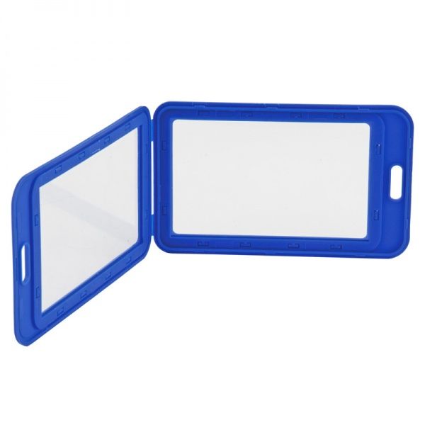 Бейдж вертикальный 70x110 мм синий 35847 Axent