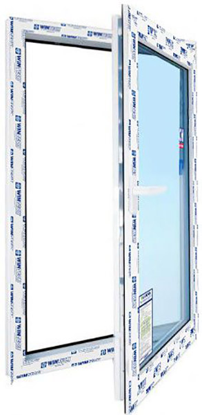 Вікно поворотно-відкидне WINTECH 540 600x800 мм праве 