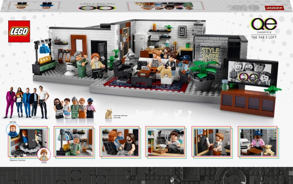Конструктор LEGO Ideas Шоу «Queer Eye» – квартира «Легендарної п’ятірки» 10291