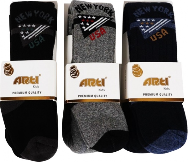 Колготки для мальчиков ARTI 350134р.106-118 серый 