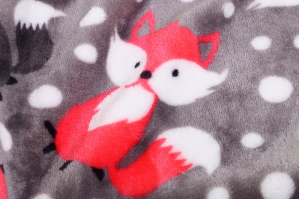 Плед Luna Kids Лисички велсофт 100x120 см різнокольоровий 