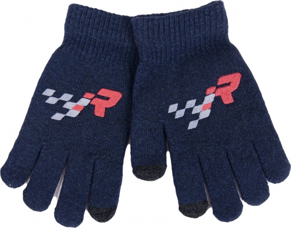 Варежки YO! р.12 синий 