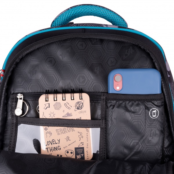 Ранец полукаркасный YES Jurassic world S-40 Jurassic World черный