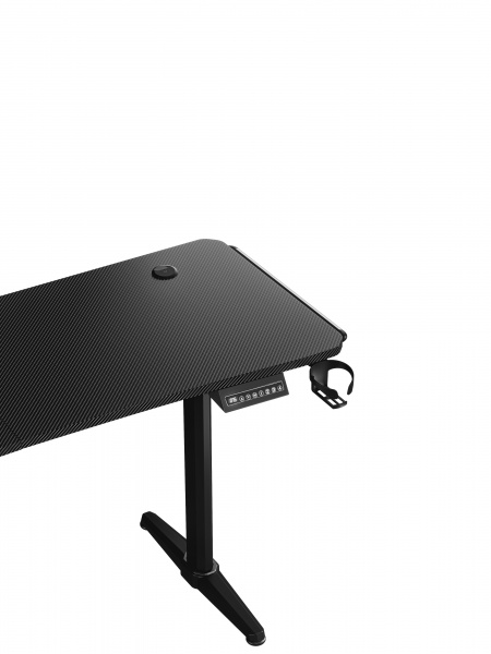 Стол компьютерный Anda Seat с электрорегулировкой высоты Terminator RGB Black (AD-D-DD1-1600L-01-B) 