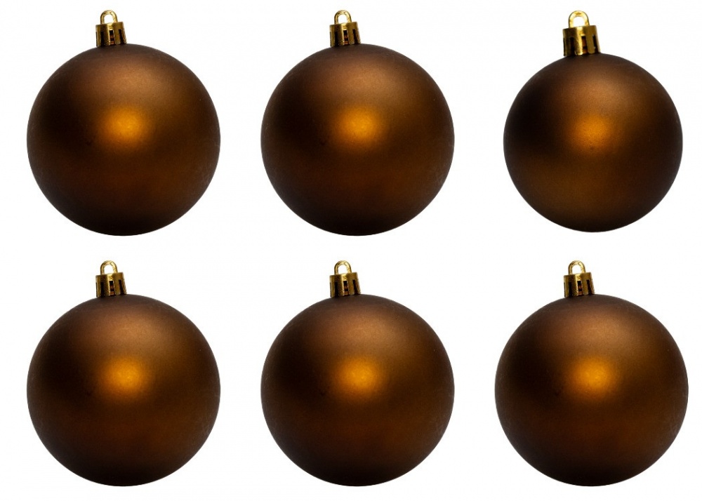 Набор елочных шаров 892227 d 80 мм 6 шт./уп.