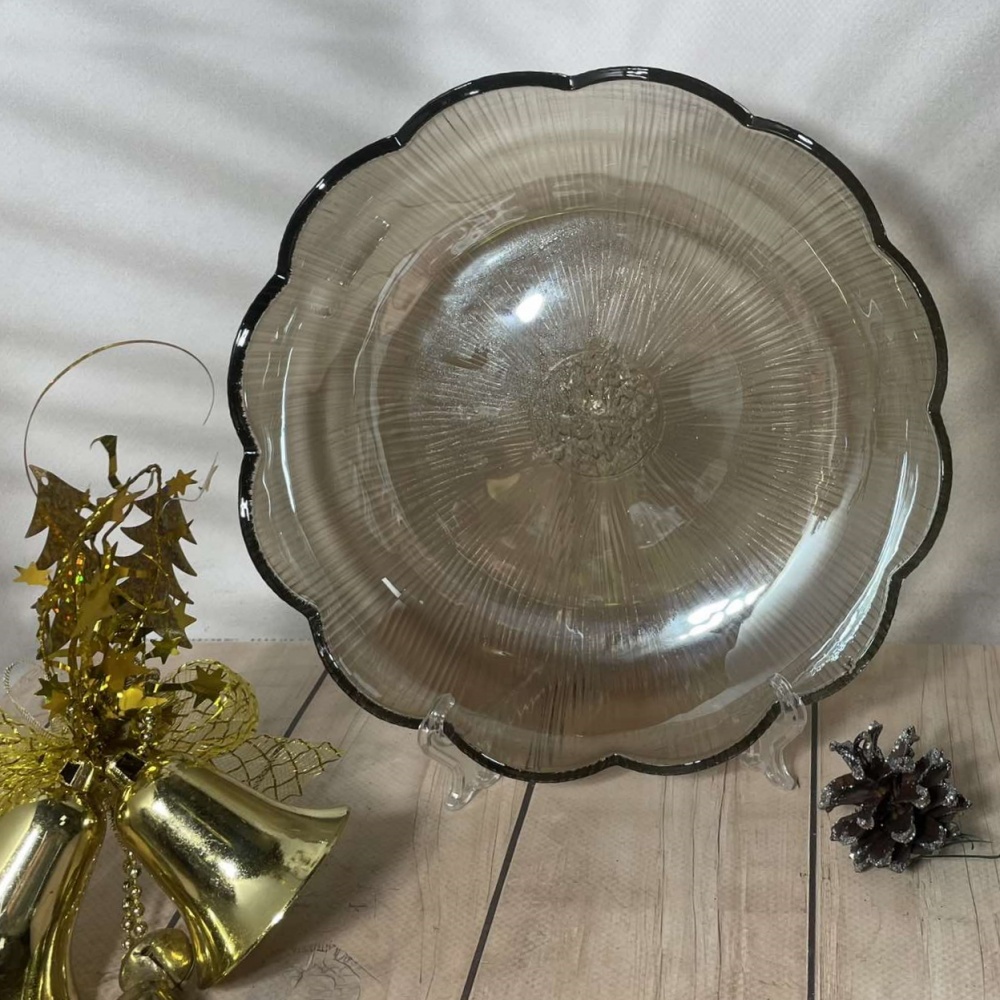 Блюдо Helios Violet 22 см коричневе P110C