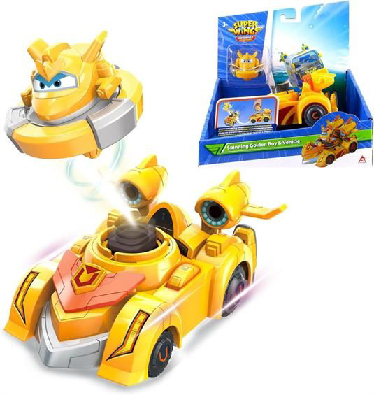 Ігровий набір Super Wings Spinning Vehicle Золотий Хлопчик EU770331