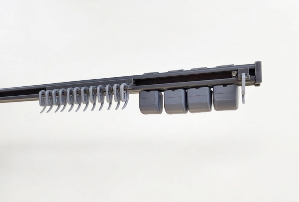 Карниз Karniz plus KS-1 одинарный 300 см графит 1 шт.