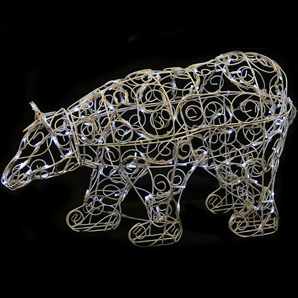 Світлодіодна фігура Ведмідь новорічний 150 LED