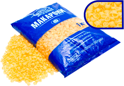 Макарони ВІЛІС ракушка супова 1000 г 