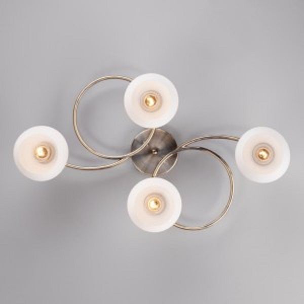 Люстра потолочная Strotskis Alba 4x40 Вт E27 античная бронза 30144/4 