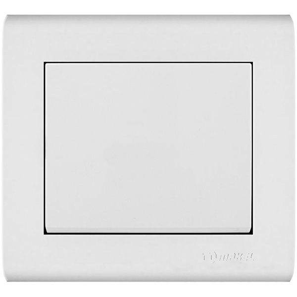 Выключатель перекрестный одноклавишный Makel Manolya без подсветки 10 А 250В белый 41001020