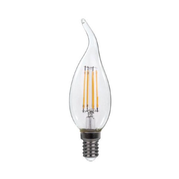 Лампа светодиодная Eurolamp ArtDeco FIL C37 4 Вт E14 4000 К 220 В прозрачная LED-CW-04144(deco) 