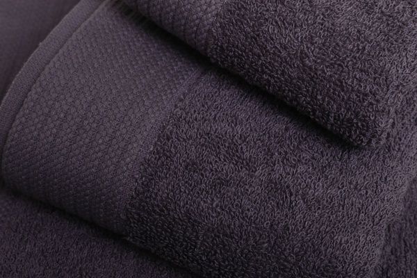 Полотенце махровое ОЕ 70x140 см темно-серый UP! (Underprice) 