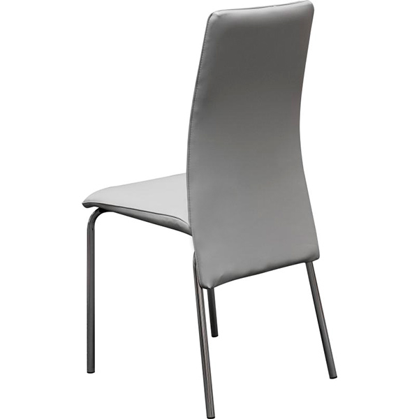 Стул обеденный Nowy Styl Muza II Chrome (BOX-2) V-28 хром/серый