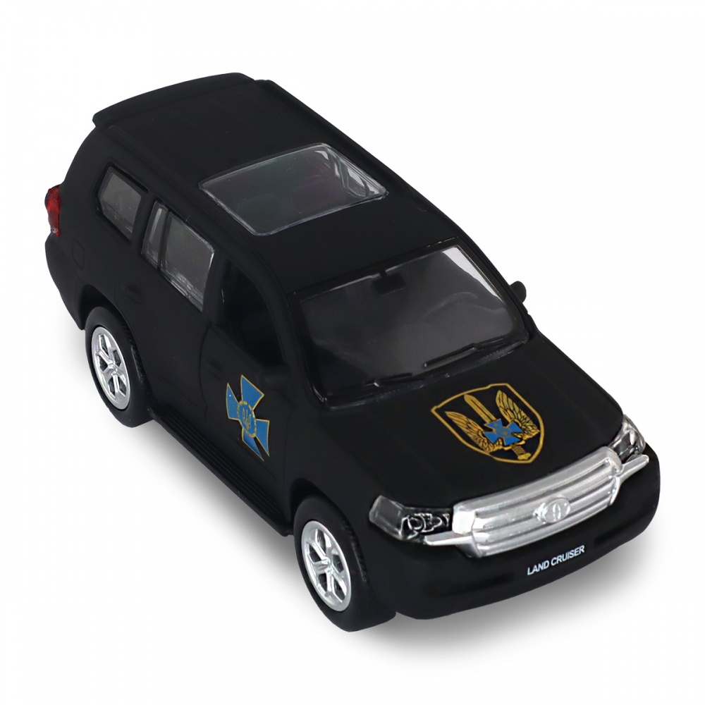 Автомодель TechnoDrive 1:32 серии Шевроны Героев Land Cruiser ЦСО Альфа KM6010SA