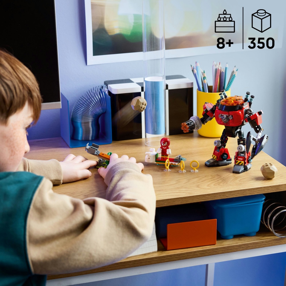 Конструктор LEGO Sonic Knuckles против Dr. Eggman Egg Crusher Mech 77005