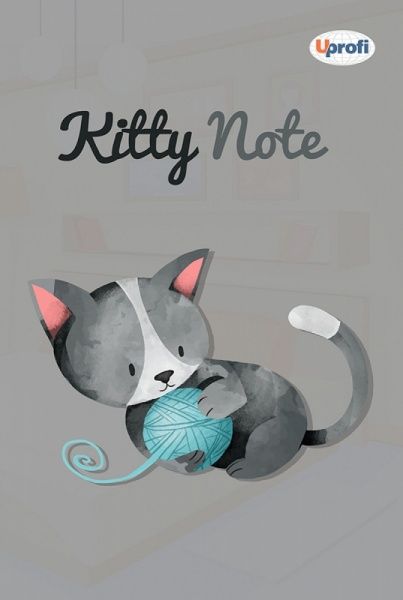 Блокнот Kitty note grey Uprofi plan