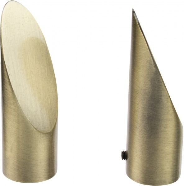 Наконечник Lazio Gardinia Memphis наборной d16 мм античная латунь 